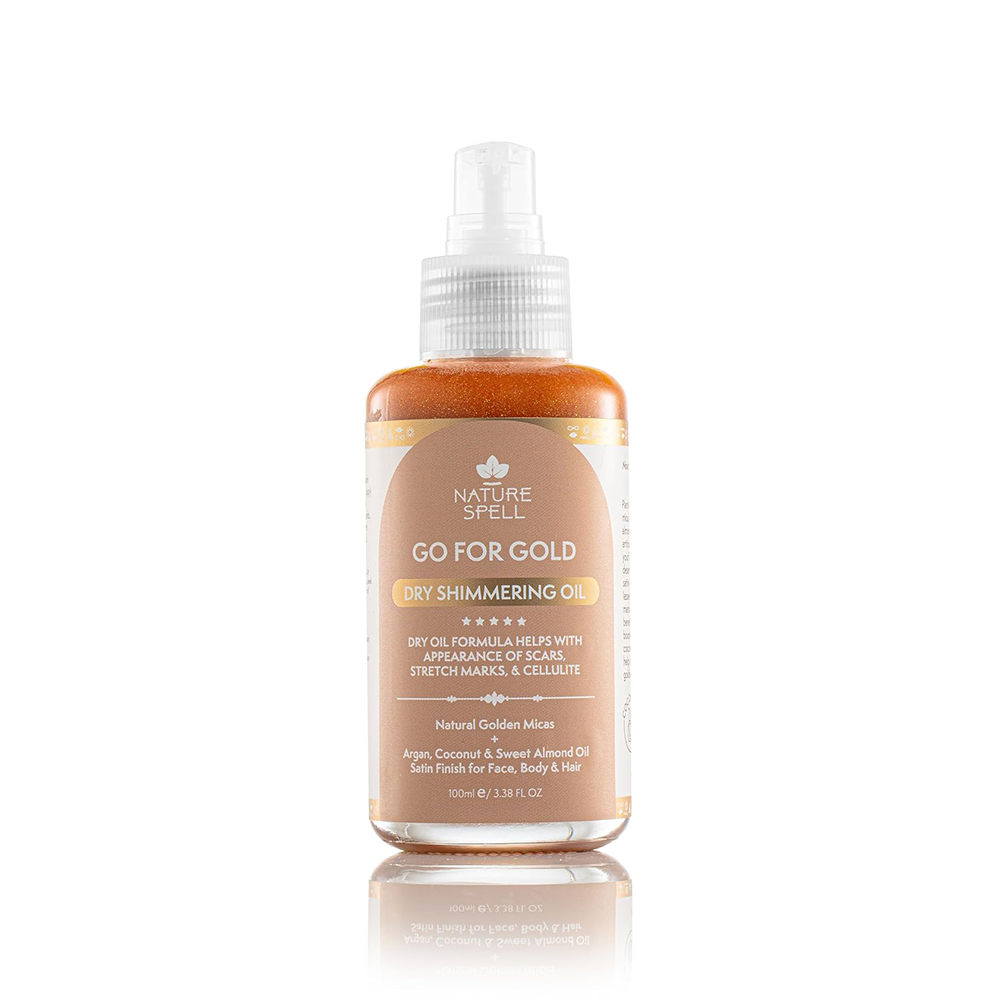 Dry Shimmering Oil for Face, Body & Hair - 100% Vegan