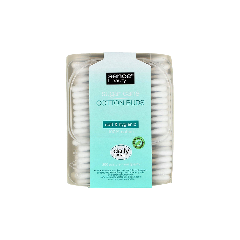 Sence Cotton Buds With Sugar Cane 200Pcs