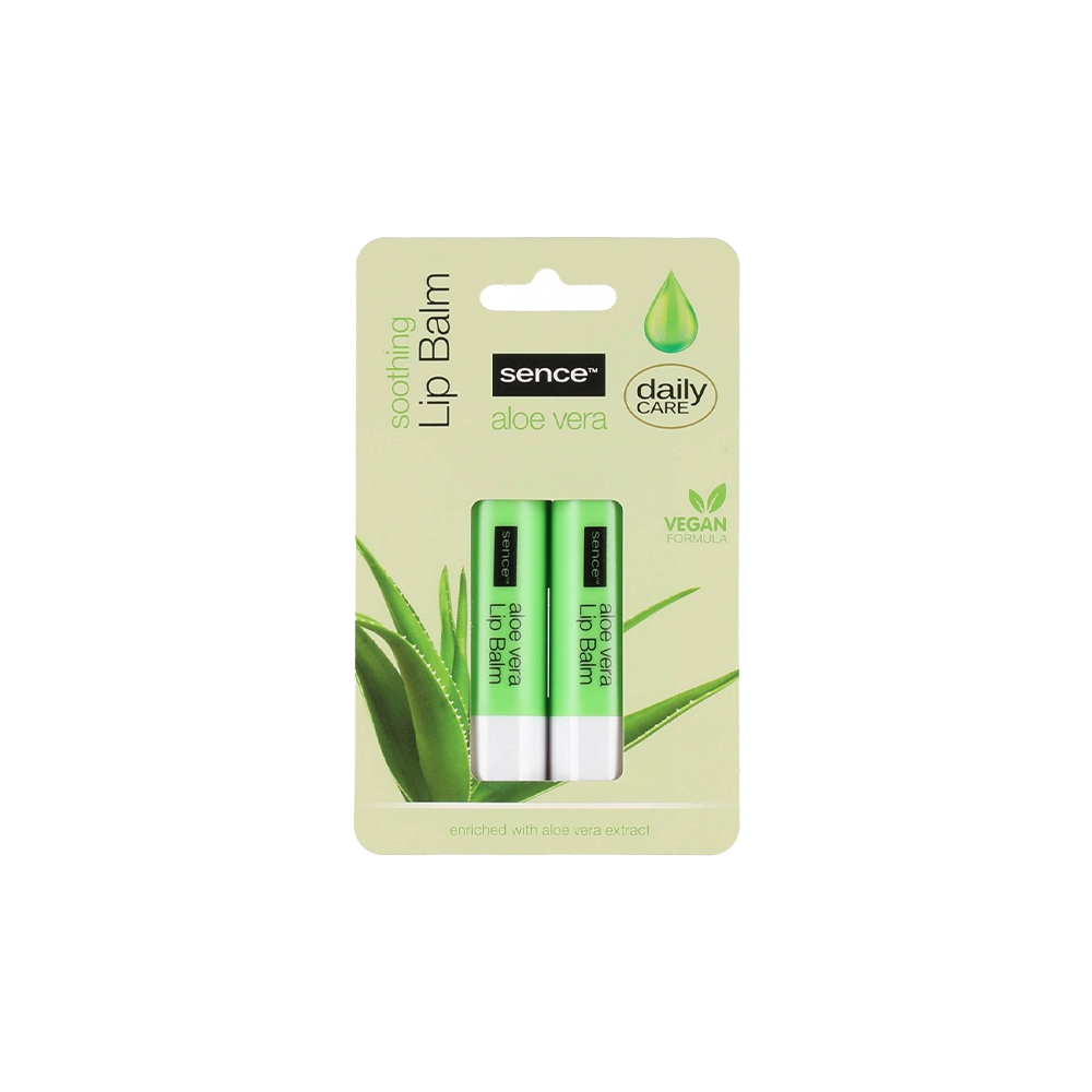 Lip Balm Twin Pack 2X4,3Gr Aloe Vera
