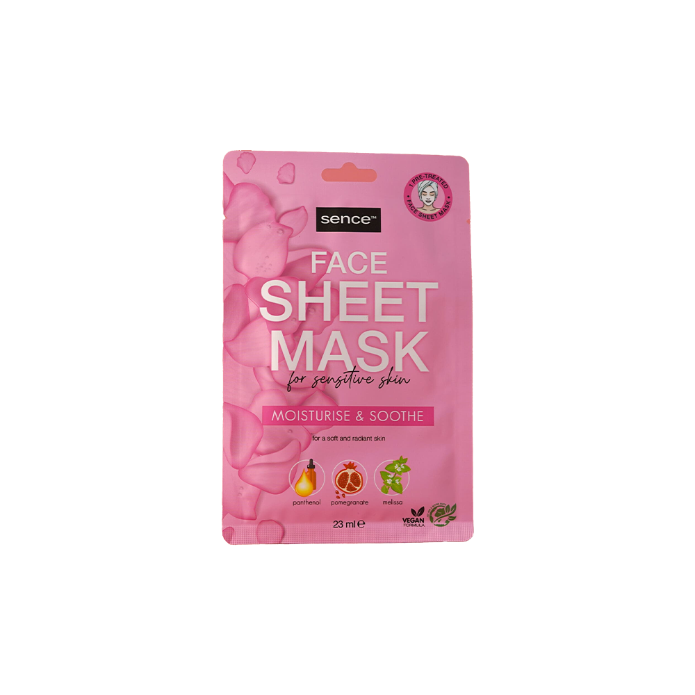 Sence Wellness Facial Sheet Mask 23Ml Energise