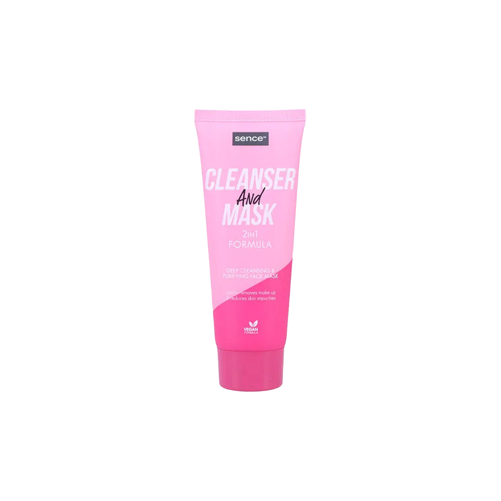 Sence Facial Mask 100Ml 2In1 Cleanser+Mask Glow Girls