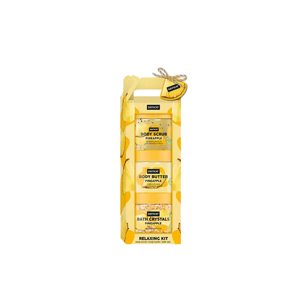 Sence Collection Giftset 3Pcs Body Care Pineapple Planet Love