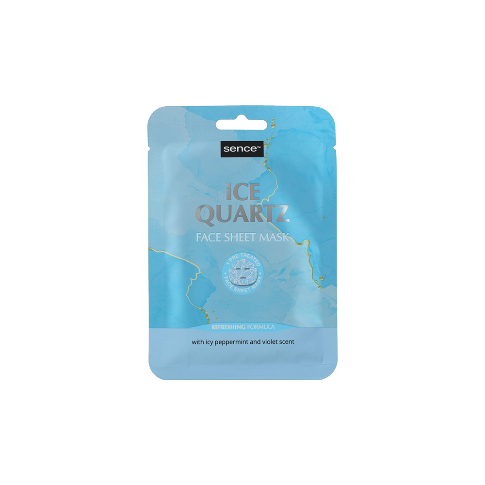Sence Facial Sheet Mask 20Ml Mystic Cold Ice Quartz