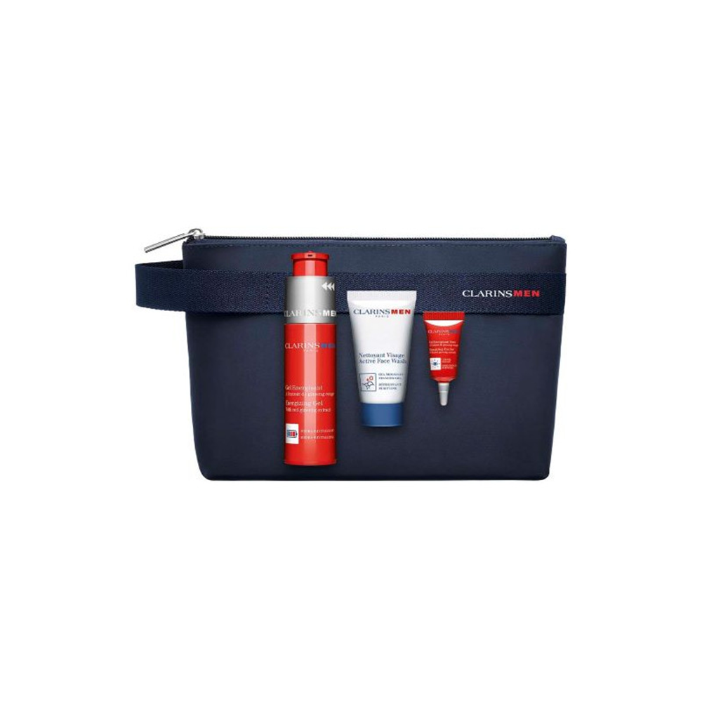 G.S MEN ENERGIZING GEL 50ML+ENRGZNG EYE GEL 3ML+ACTIVE FACE WASH 30ML