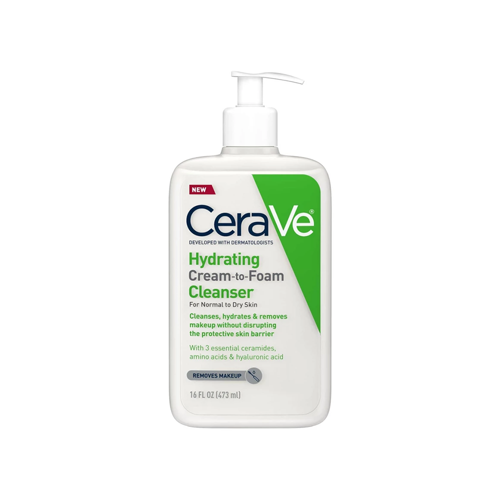 Hydrating Cream-to-Foam Face Wash 16oz